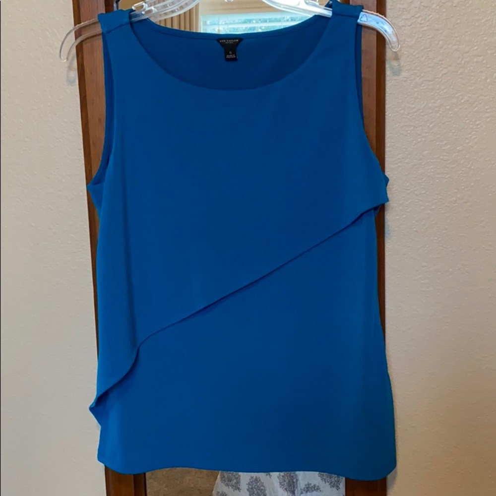 Ann Taylor Blue Tank Top